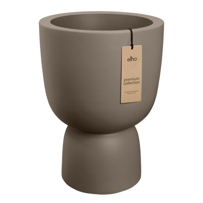 amber coupe 41cm burnt umber